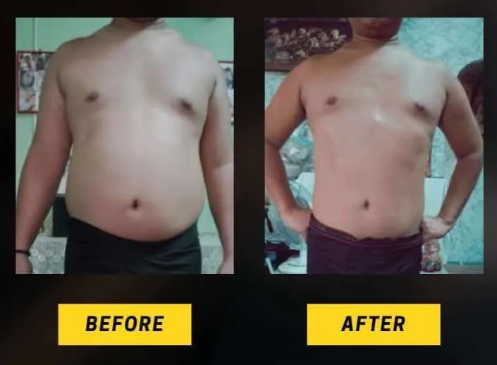 Calorie deficit transformation proof